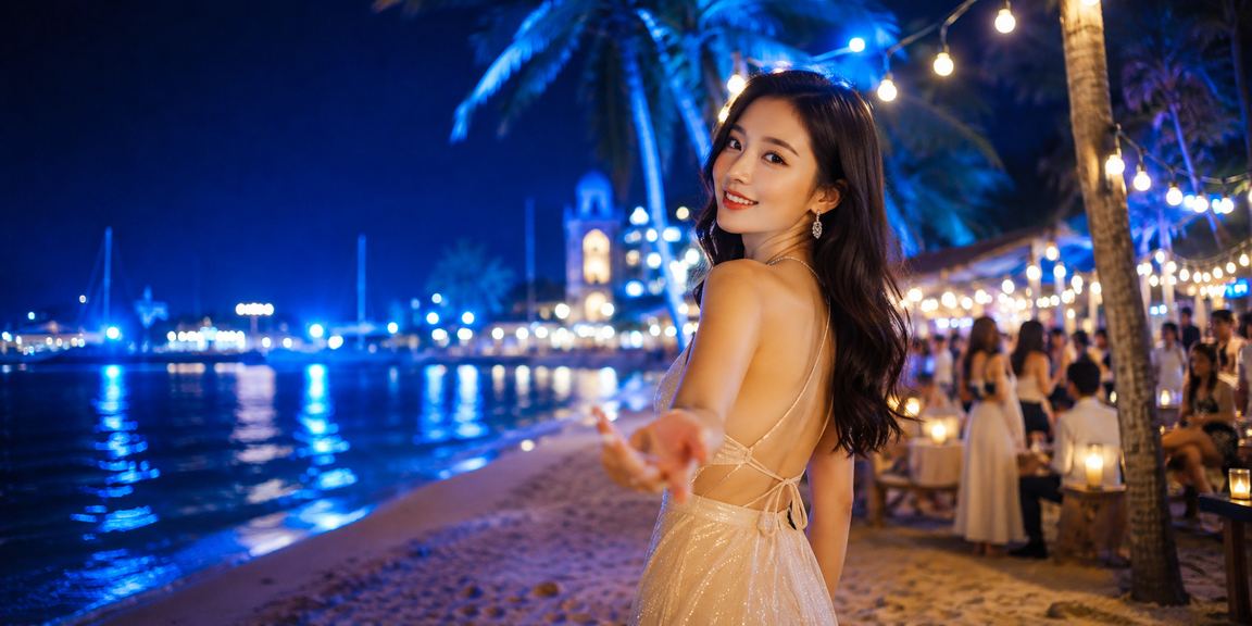 Người chơi tại Phú Quốc dùng điện thoại truy cập k56 ngoài trời
